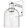 Arcadia Bella 11" High Polished Chrome Sconce With Seedy Shade
