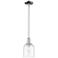 Arcadia Bella 6"W Chrome Stem Hung Mini Pendant w/ Clear Shade