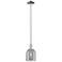 Arcadia Bella 6"W Polished Nickel Stem Pendant w/ Light Smoke Shade