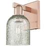 1_Arcadia Caledonia 11" High Antique Copper Sconce With Mica Shade