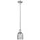 Arcadia Caledonia 5"W Brushed Nickel Stem Pendant w/ Charcoal Shade
