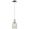 Arcadia Caledonia 5"W Chrome Cord Hung Mini Pendant w/ Mouchette Shade