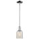 Arcadia Caledonia 5"W Chrome Stem Hung Mini Pendant w/ Mouchette Shade