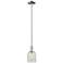 Arcadia Caledonia 5"W Polished Nickel Stem Pendant w/ Mouchette Shade