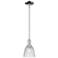 Arcadia Castile 6"W Chrome Stem Hung Mini Pendant w/ Clear Shade