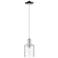 Arcadia Cobbleskill 5"W Chrome Cord Mini Pendant w/ Deco Swirl Shade