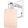 1_Arcadia Hadley 11"H Oil Rubbed Bronze Sconce With Matte White Shade