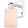 Arcadia Hadley 11"H Oil Rubbed Bronze Sconce With Matte White Shade