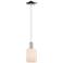 Arcadia Hadley 5"W Chrome Cord Hung Mini Pendant w/ Matte White Shade