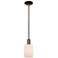 Arcadia Hadley 5"W Oiled Bronze Stem Mini Pendant w/ Matte White Shade