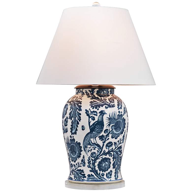 Image 1 Arcadia Indigo Porcelain Table Lamp