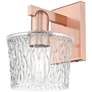 1_Arcadia Niagara 10" High Antique Copper Sconce With Clear Shade