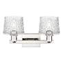 2_Arcadia Niagara 18"W 2 Light Polished Nickel Bath Light w/ Clear Shade more views