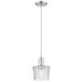Arcadia Niagara 7"W Brushed Nickel Cord Mini Pendant w/ Clear Shade