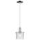 Arcadia Niagara 7"W Chrome Cord Hung Mini Pendant w/ Clear Shade