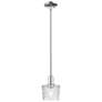 1_Arcadia Niagara 7"W Polished Nickel Stem Mini Pendant w/ Clear Shade