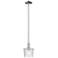 Arcadia Niagara 7"W Polished Nickel Stem Mini Pendant w/ Clear Shade
