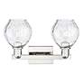 2_Arcadia Waverly 17"W 2 Light Polished Nickel Bath Light w/ Clear Shade more views