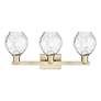 2_Arcadia Waverly 25"W 3 Light Brass Vanity Light With Clear Shade more views