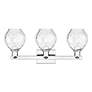 2_Arcadia Waverly 25"W 3 Light Chrome Vanity Light w/ Clear Shade more views
