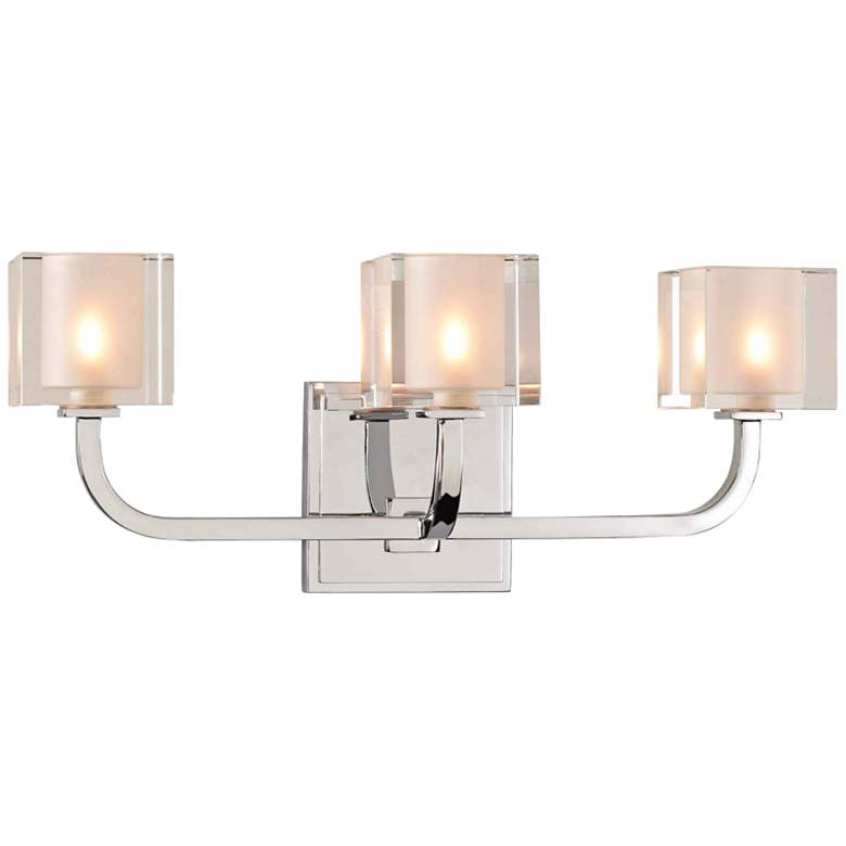 Image 1 Arcata 17" Wide Chrome 3-LED Bath Light