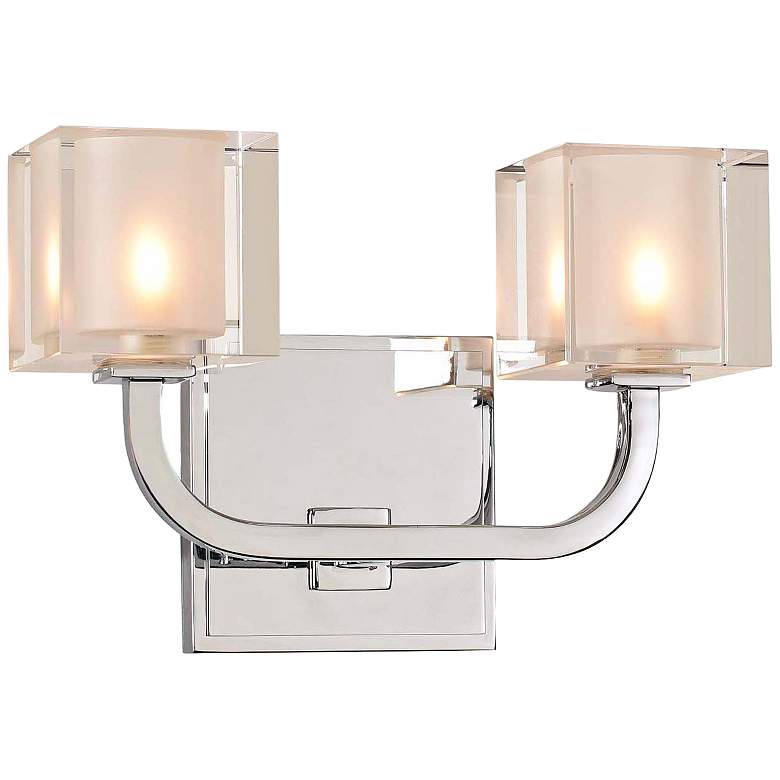 Image 2 Arcata 7" High Chrome 2-LED Wall Sconce