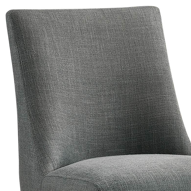 Image 3 Arcatia 26" Dark Gray Fabric Counter Stools Set of 2 more views