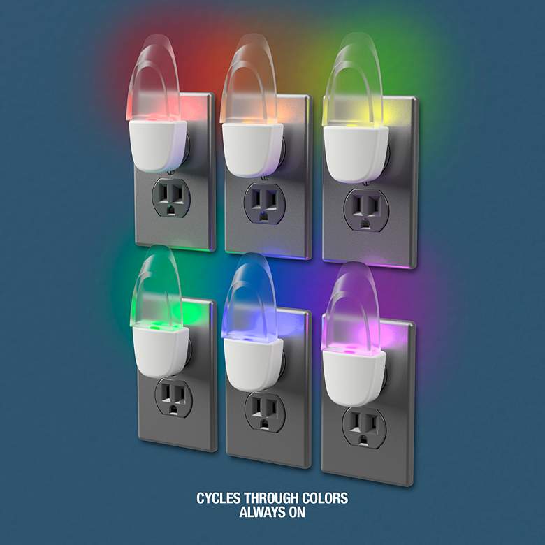Image 2 Arch 4" High White Color Changing LED Night Light more views