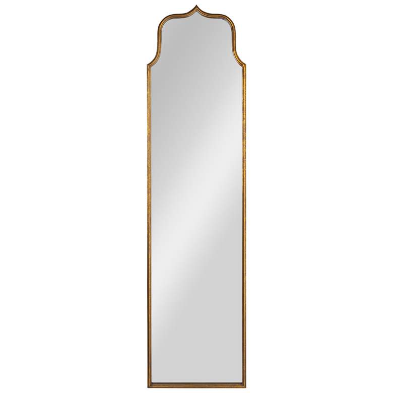 Image 2 Arch-Crowned Top Metal Floor Length Mirror