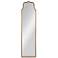 Arch-Crowned Top Metal Floor Length Mirror