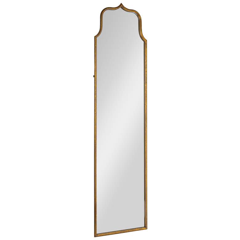 Image 3 Arch-Crowned Top Metal Floor Length Mirror more views