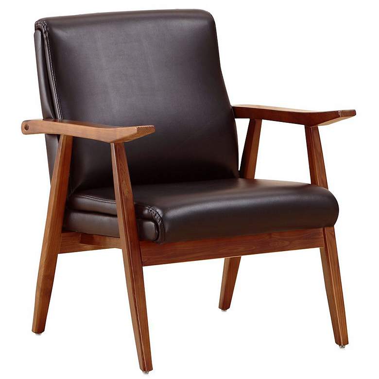Image 1 Arch Duke Accent Chair in Black and Amber