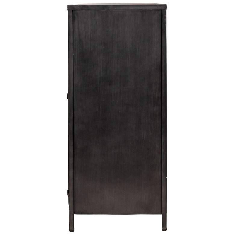 Image 6 Arched Glass Door Metal Sideboard more views