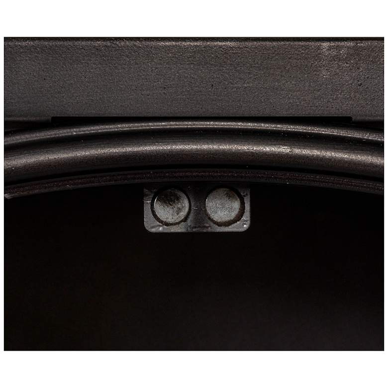 Image 7 Arched Glass Door Metal Sideboard more views