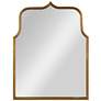 2_Arched Metal Framed Wall Mirror, Antique Goldleaf