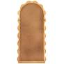 4_Arched Wall Mirror with Scalloped Wood Frame more views