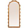 5_Arched Wall Mirror with Scalloped Wood Frame more views