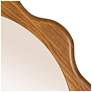 6_Arched Wall Mirror with Scalloped Wood Frame more views