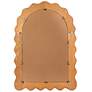 4_Arched Wall Mirror with Scalloped Woven Rattan Frame more views