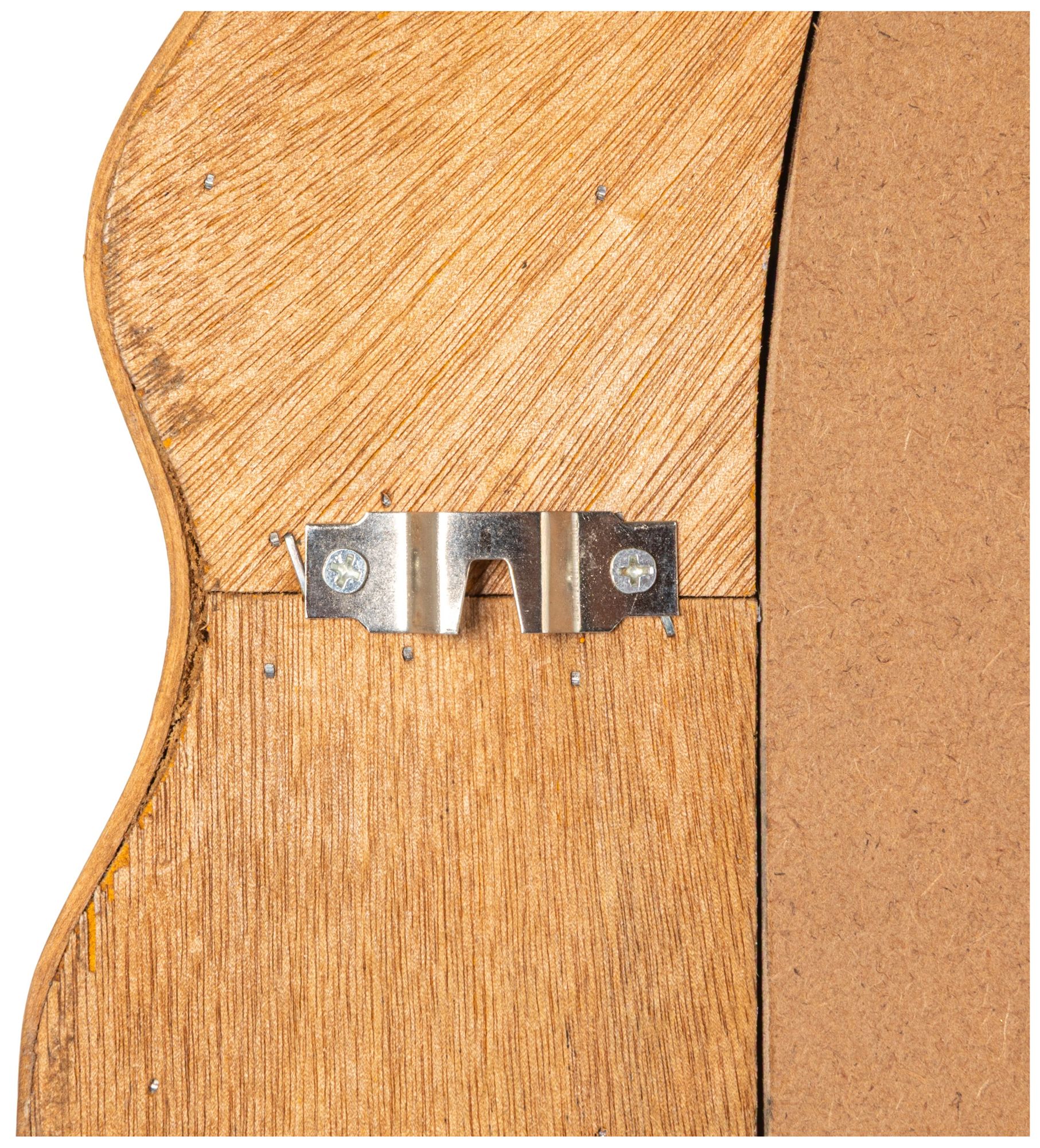 Image 5 Arched Wall Mirror with Scalloped Woven Rattan Frame more views