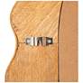 5_Arched Wall Mirror with Scalloped Woven Rattan Frame more views