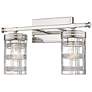 Archer 11" High Polished Nickel 2-Light Wall Sconce