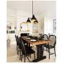 3_Archer 25 1/8" Wide Matte Black 3-Light Chandelier more views