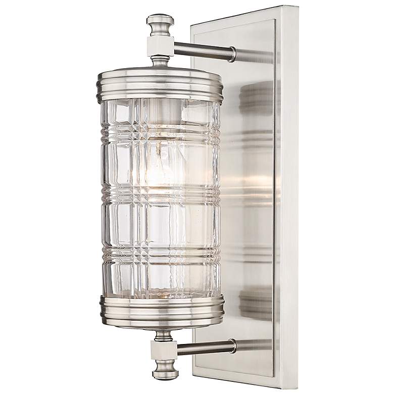 Image 1 Archer by Z-Lite Brushed Nickel 1 Light Wall Sconce
