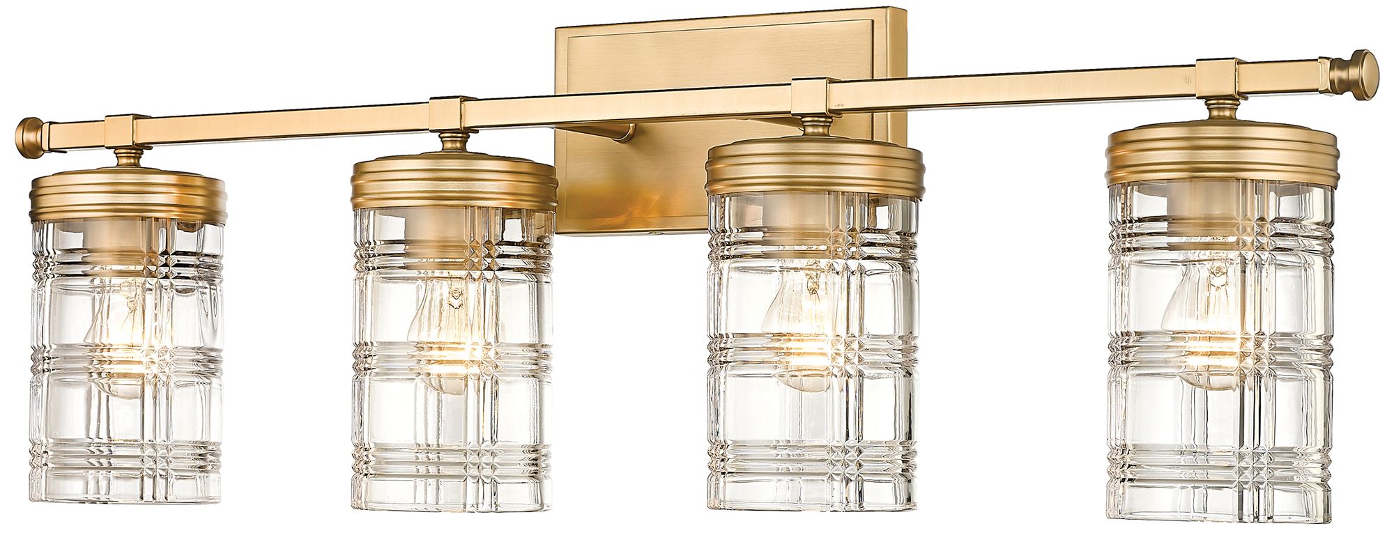 Archer by Z-Lite Heirloom Gold 32.75 inch 4 Light Vanity