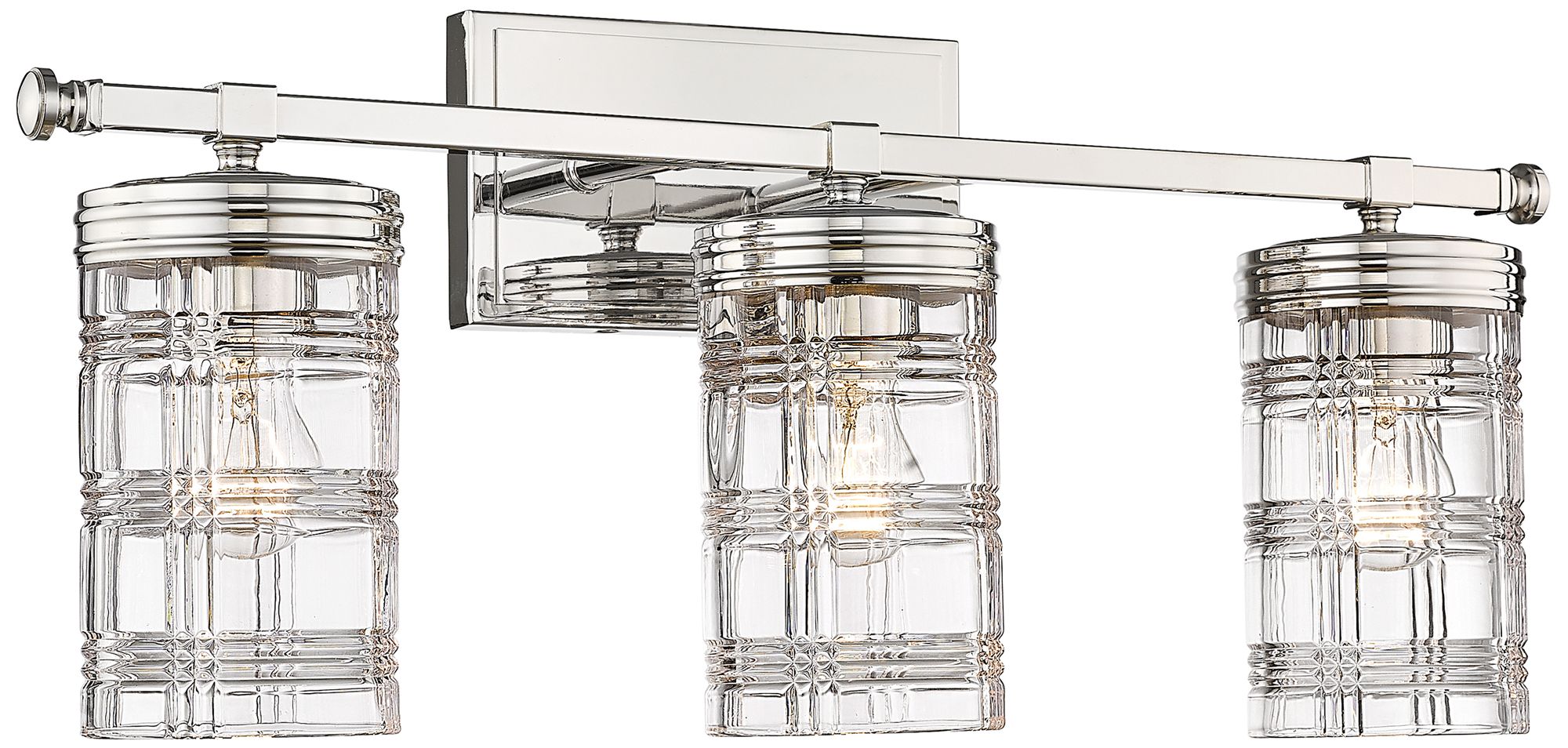 Archer by Z-Lite Polished Nickel 25 inch 3 Light Vanity