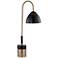 Archer Dome Shade Black Marble Table Lamp