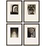 Arches in Light 22" High 4-Piece Framed Giclee Wall Art Set in scene