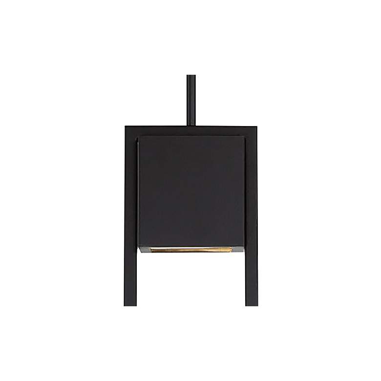Image 2 Archetype 18"H x 6"W 1-Light Outdoor Pendant in Black more views