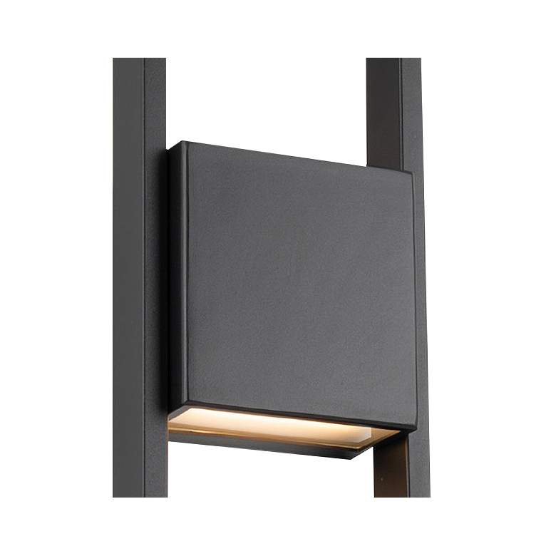 Image 3 Archetype 24 inchH x 7 inchW 1-Light Outdoor Wall Light in Black more views